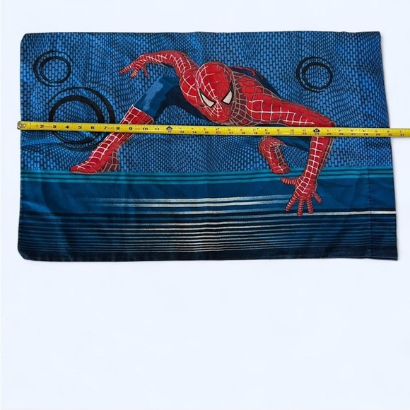 Vintage Rare Spider-Man Action Pillowcase Single Marvel Comic Bedding - Picture 3 of 4